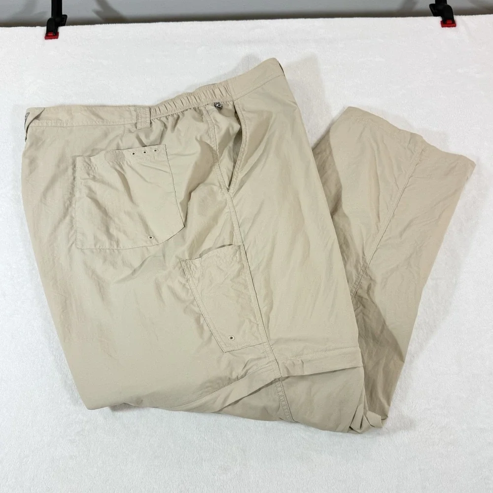 COLUMBIA PFG Blood and Guts III Convertible Fishing Hike Pants Rip Stop 54/32